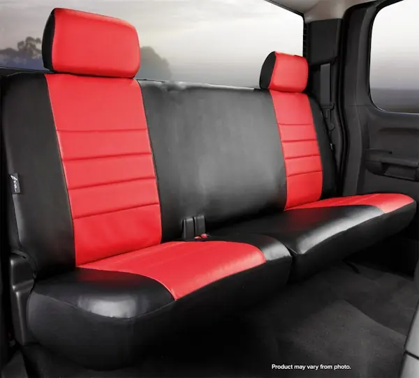 Fia SL62-67 RED LeatherLite™ Custom Seat Cover Fast Shipping