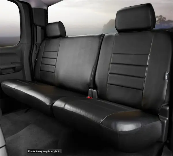Best Price Fia SL62-77 BLK/BLK LeatherLite™ Custom Seat Cover