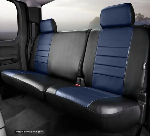 Fia SL62-84 BLK/BLK LeatherLite™ Custom Seat Cover Deal