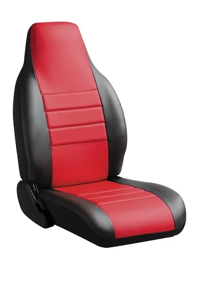 Fia SL63-2 RED LeatherLite™ Universal Fit Seat Cover Viral