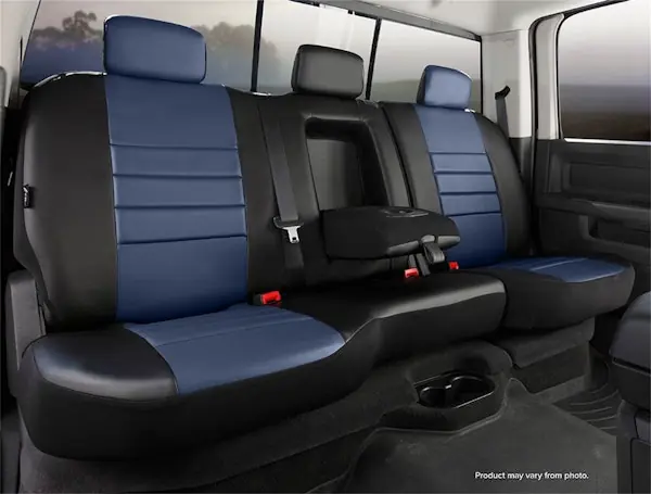 Fia SL67-32 BLUE LeatherLite™ Custom Seat Cover Secure Checkout
