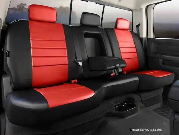 Fia SL67-32 RED LeatherLite™ Custom Seat Cover Same Day Shipping