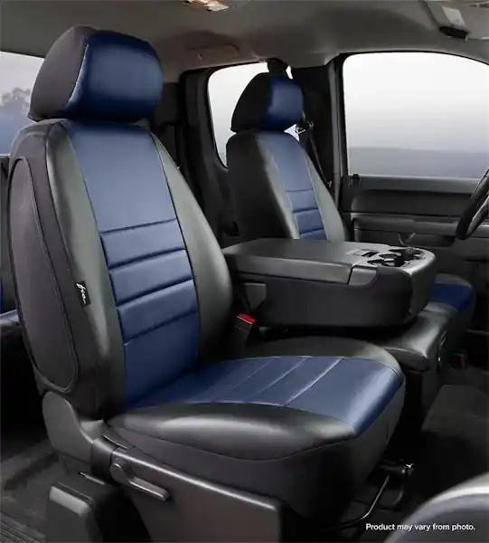 Professional Grade Fia SL67-42 BLK/BLK LeatherLite™ Custom Seat Cover