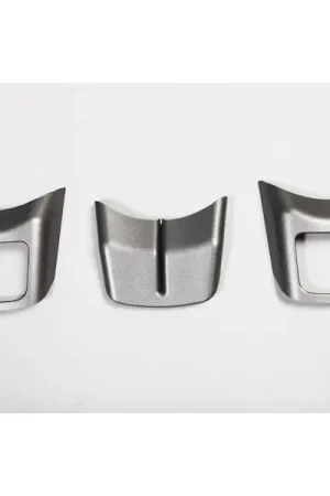Grab Now Rugged Ridge 11157.12 Steering Wheel Trim, Charcoal