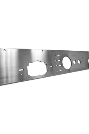 Rugged Ridge 11144.11 Dash Panel; Holes; Stainless Steel; 76-86 Jeep CJ Models Money Back Guarantee
