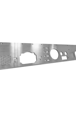 Today Only Rugged Ridge 11144.12 Dash Panel with Pre-Cut Holes; Stainless Steel; 76-86 Jeep CJ Models