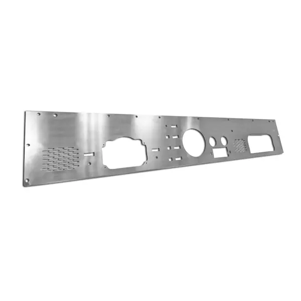 Today Only Rugged Ridge 11144.12 Dash Panel with Pre-Cut Holes; Stainless Steel; 76-86 Jeep CJ Models