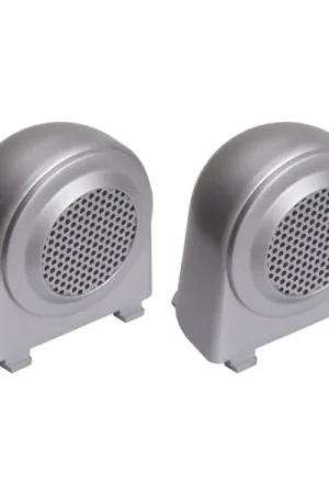 Special Offer Rugged Ridge 11151.11 Tweeter Speaker Enclosures; Brushed Silver; 07-10 Jeep Wrangler JK