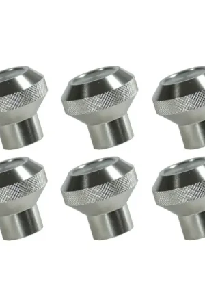 Rugged Ridge 11126.01 Dash Knob Set; Billet Stainless Steel; 76-86 Jeep CJ Models Top Rated