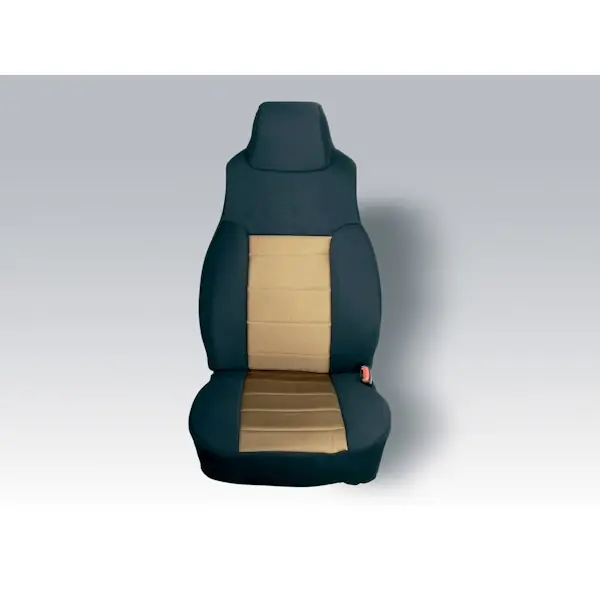 Rugged Ridge 13243.04 Fabric Front Seat Covers; Tan; 03-06 Jeep Wrangler TJ Exclusive Offer