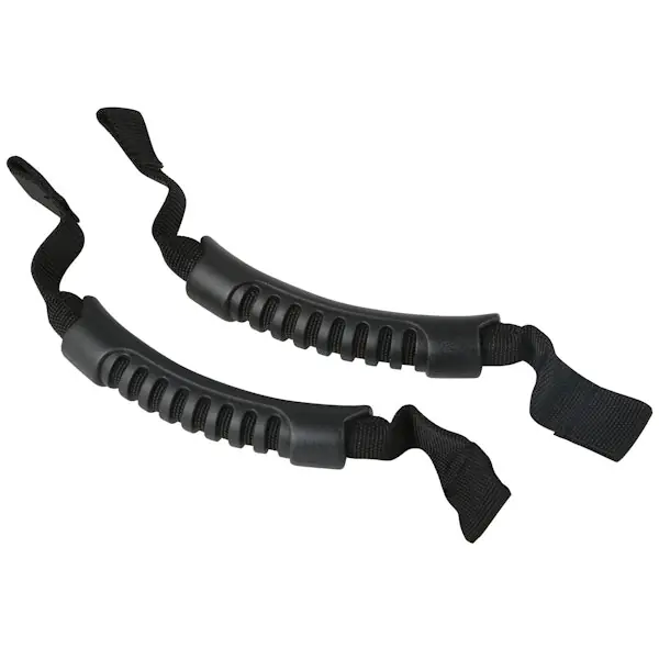 Rugged Ridge 13305.10 Front Headrest Grab Handles; Black; 07-17 Jeep Wrangler JK Same Day Shipping