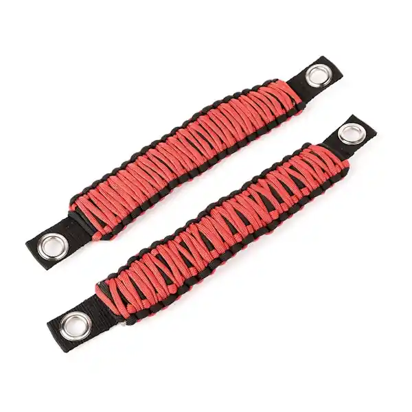Don’t Miss Out Rugged Ridge 13305.80 Paracord A-Pillar Grab Handle Red