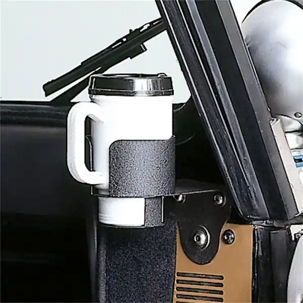 Instant Buy Rugged Ridge 13306.01 Cup Holder Windshield Mount