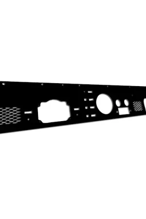 Free Returns Rugged Ridge 13320.12 Dash Panel; Pre-Cut Holes; Black; 76-86 Jeep CJ Models