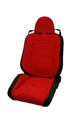 Rugged Ridge 13406.53 RRC Off Road Racing Seat, Reclinable, Red Trusted Brand