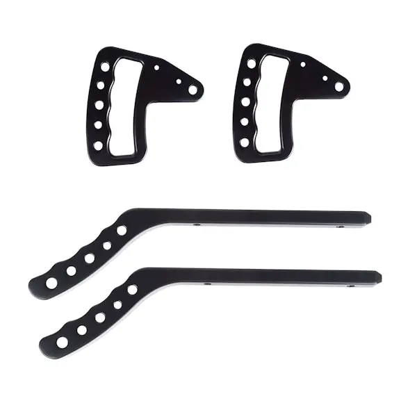 Rugged Ridge 13505.50 Aluminum Grab Handles, Front/Rear Kit, Black Discount
