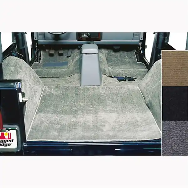 Limited Offer Rugged Ridge 13690.09 Deluxe Carpet Kit, Gray