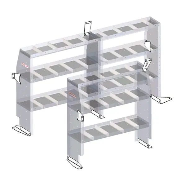 Weather Guard 9753-3-01 Shelf Unit Mounting Bracket Best Price