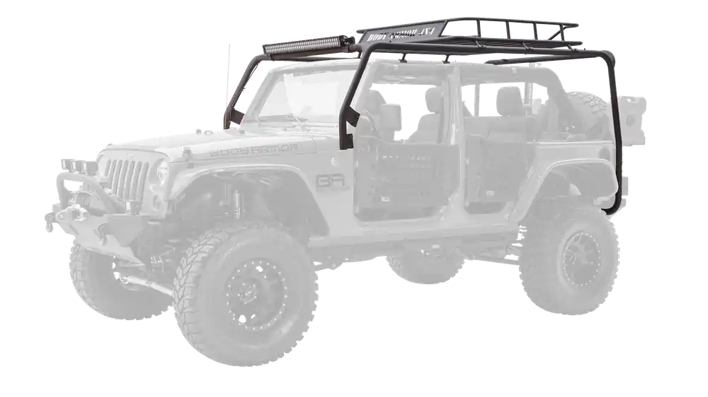 Body Armor 4X4 JK-6124-1 CARGO ROOF RACK BOX 1 OF 2 Luxury
