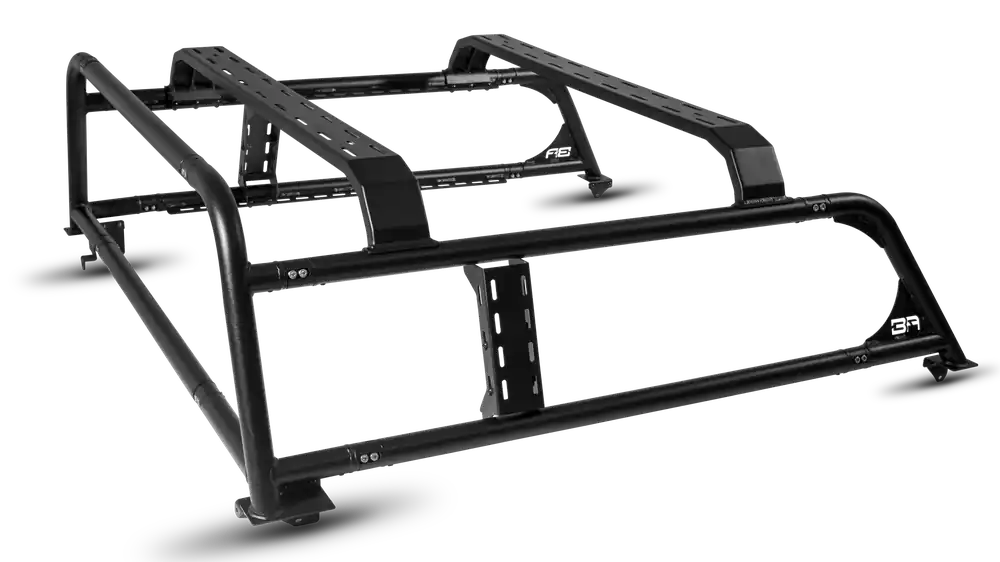 High Quality Body Armor 4X4 TC-6125 Overland Rack, Black, Tacoma