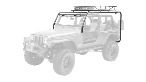 Flash Sale Body Armor 4X4 TJ-6125-2 WRANGLER CARGO ROOF RACK BOX 2 OF 2