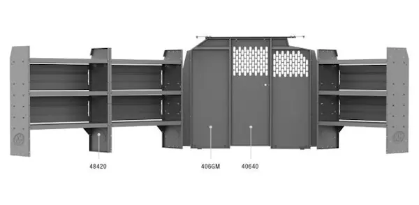 Holman (formerly Kargo Master) 4001C Base 46 H Shelves - GM SWB Don’t Miss Out