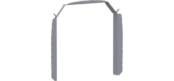 Holman (formerly Kargo Master) 40669TM Ford Transit MID ROOF ONLY Wing Kit - Professional Grade