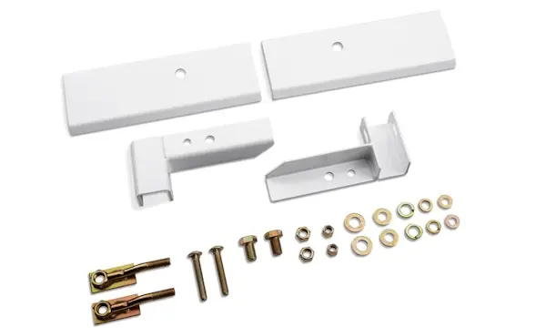 BACKRACK 30124W Hdw Kit; Standard; White; 20-26 Chev Silverado/GMC Sierra 2500/3500 HD Only While Supplies Last