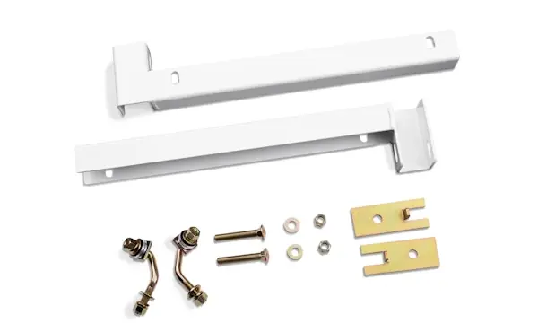 Free Returns BACKRACK 30167LPW Hdw Kit; White;Low Pro; Fits w/21in. box;Ram1500 09-18 5.5Ft, 19-26 NBS w/o Rmbx