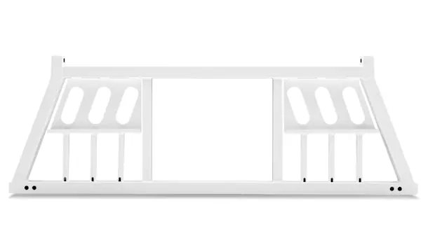 Secure Checkout BACKRACK 148TLW 3 LIGHT; White; Silv/Sierra/F150/Titan/Tundra/Dodge/Ram w/o RamBox; Exc Lights